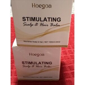 Hoegoa Stimulating Scalp & Hair Balm - 2 PACK - 3.53 oz each - Exp 08/04/28